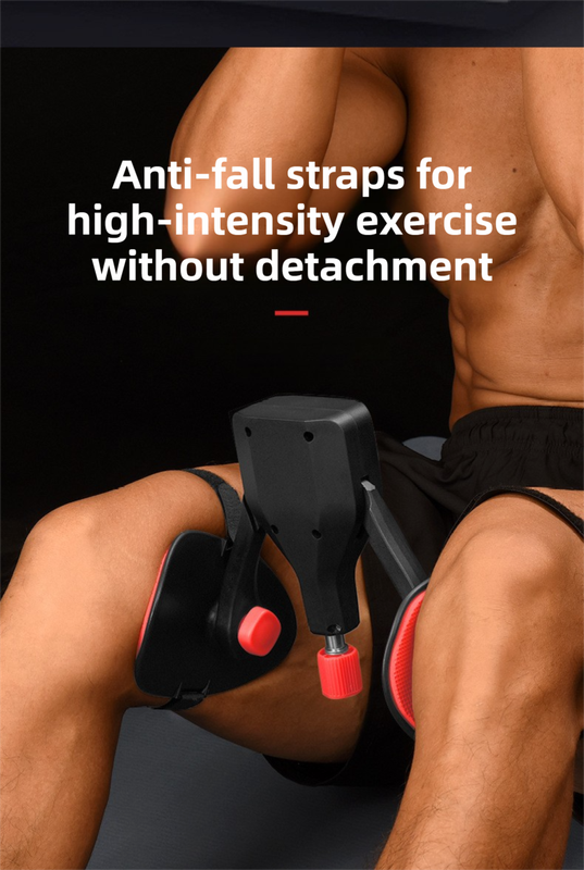 Black 35KG High-Resistance Kegel Trainer With Smart Counter & Leg Straps - Unisex Muscle & Thigh Slimming Equipment