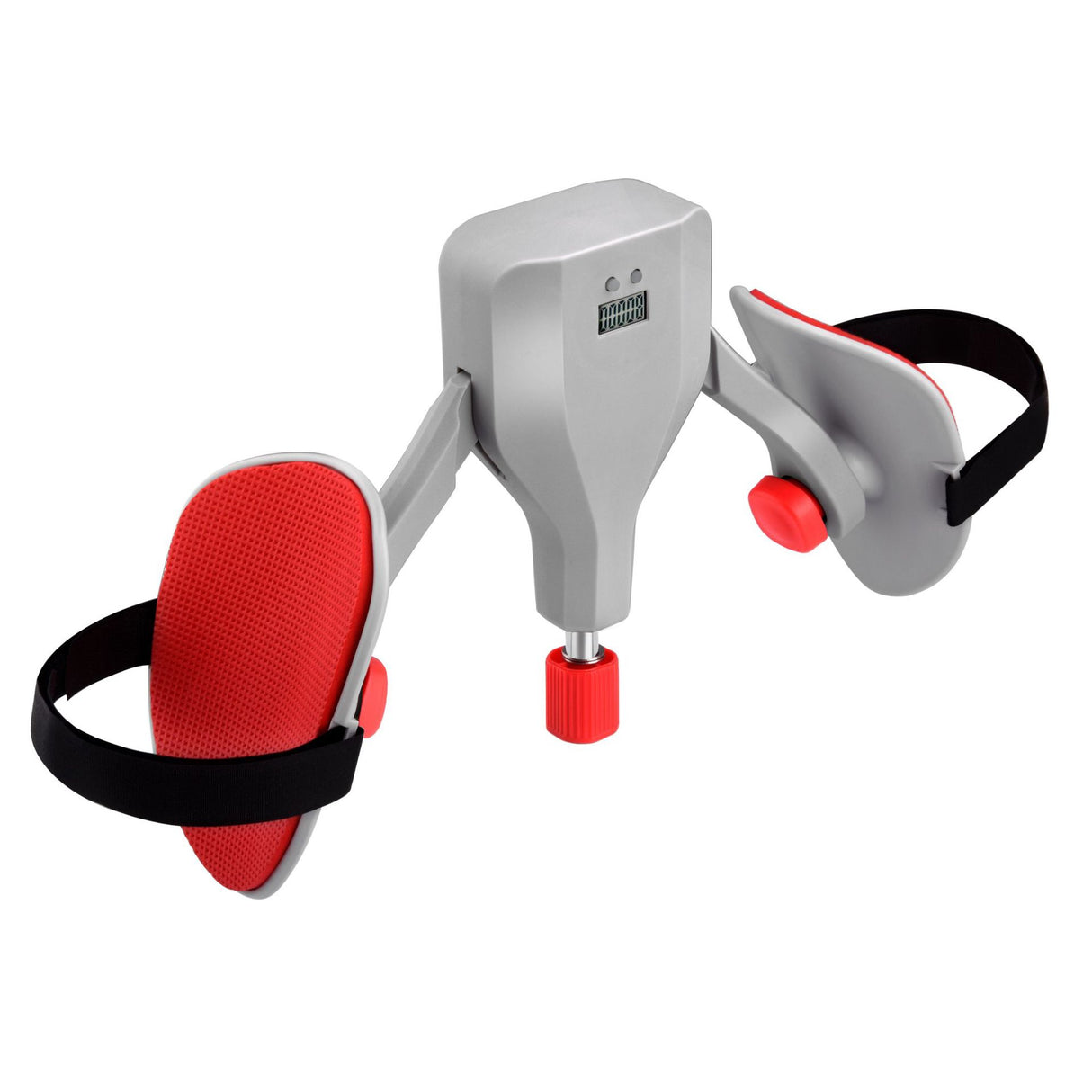 Grey 35KG High-Resistance Kegel Trainer With Smart Counter & Leg Straps - Unisex Muscle & Thigh Slimming Equipment