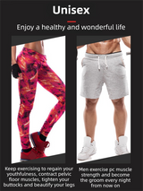 Grey 35KG High-Resistance Kegel Trainer With Smart Counter & Leg Straps - Unisex Muscle & Thigh Slimming Equipment