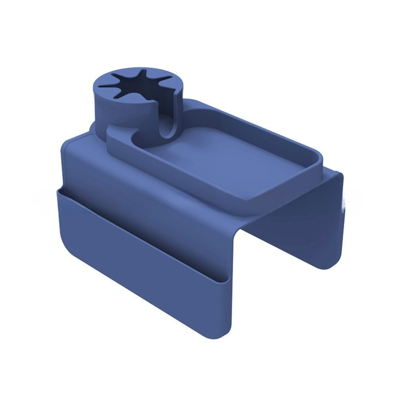 Light Blue Waterproof Silicone Couch Armrest Cup Holder Tray - Non-Slip & Anti-Spill, Multi-Slot Organizer for Drinks Bottle, Remote, Ipad & snacks