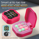 2 Pack Red AI Tic-Tac-Toe Handheld Game Electronic Logic Training Machine with 9 Game Modes and Light-up Buttons for Kids Age 3+ Australian Home
