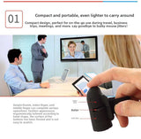 Black Wireless Finger Mouse Rechargeable 2.4G Ring Mouse for Laptop Tablet Smartphone Ergonomic Mini Mouse for Mobile Office and Travel Australian Lifestyle - Top-Down View