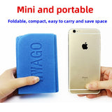 5 Pack Red Portable Folding Foam Seat Pads Waterproof Damp Proof Mats for Park Camping Beach Hiking Australian Outdoor Activities - Side View