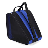 Blue 3-Compartment Roller Skate Bag Breathable Mesh Ice Skate Carrier with Adjustable Shoulder Strap for Kids and Adults Australian Sports Accessories