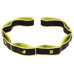 Yellow 3 Pack Multi-Loop Yoga Stretching Strap with Numbered Sections 90cm Elastic Resistance Band for Dance Pilates Body Sculpting Australian Fitness Gear