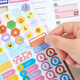2026 Wall Planner Calendar with Stickers and Double-Sided Tape – 742 x 525 mm for Home, Office or Study in Australia - Top-Down View