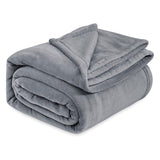 Grey Ultra-Soft Coral Fleece Blanket – Lightweight Summer Throw for Office Naps, Air Conditioning, and Cozy Home Use(180*200cm)