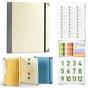 Khaki Important Document Organizer Folder with 10 Manila Envelopes and Acid-Free Paper for Home Office Estate Planning and Aussie Travel