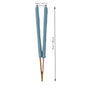 Blue 3 Pack Microfiber Plant Leaf Cleaning Tongs with Removable Sleeves and Natural Bamboo Handles for Houseplants Maintenance