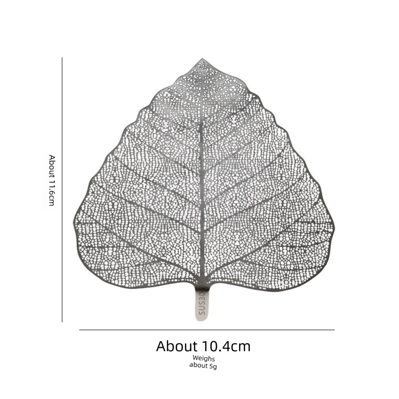 5-PCS Black 304 Stainless Steel Bodhi Leaf Tea Strainer Creative Fine Mesh Tea Filter Infuser for Loose Leaf Tea Australian Home Tea Set Accessory