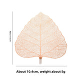 5-PCS Rose gold 304 Stainless Steel Bodhi Leaf Tea Strainer Creative Fine Mesh Tea Filter Infuser for Loose Leaf Tea Australian Home Tea Set Accessory