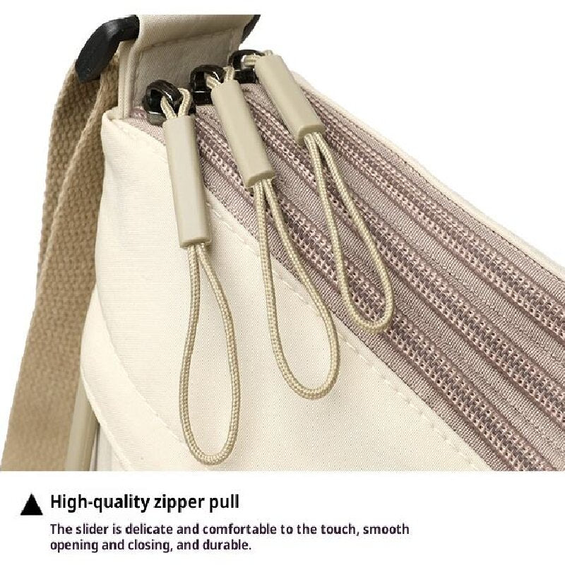 Grey Women Lightweight Nylon Crossbody Bag with Multiple Pockets Compact Shoulder Bag for Travel and Daily Essentials in Australia