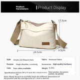 Pink Women Lightweight Nylon Crossbody Bag with Multiple Pockets Compact Shoulder Bag for Travel and Daily Essentials in Australia - 45-Degree Angle