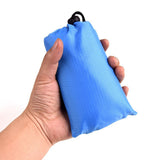 Orange Extra Large Waterproof Beach Mat 1.8x2m Sand-free Portable Picnic Blanket 260g Lightweight for Australia Outdoor Camping - Top-Down View