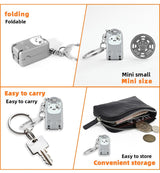 Mini Cat Design Black Compact Folding Nail Clippers with Stainless Steel Blade and Keychain Design for Daily Use Local Standard Fit