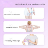 2-PCS Pink Multifunctional Yoga Ring Pilates Circle with Soft TPE Double Arc Design for Calf Relaxation and Posture Correction Ideal for Local Home Gym Fitness - Side View