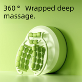 Pink 360-Degree Wrap Around Leg Roller Massager with 29 Acupressure Points for Muscle Recovery and Body Shaping Essential Tool for Local Home Workouts