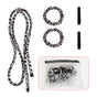 2-PCS White leopard print Heatless Hair Curler Set Extra Long Overnight Soft Ribbon for Natural Big Waves Damage-Free Professional Home Styling Solution for Local Women