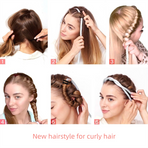 2-PCS White leopard print Heatless Hair Curler Set Extra Long Overnight Soft Ribbon for Natural Big Waves Damage-Free Professional Home Styling Solution for Local Women