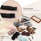 2-PCS Bronze color Heatless Hair Curler Set Extra Long Overnight Soft Ribbon for Natural Big Waves Damage-Free Professional Home Styling Solution for Local Women