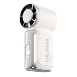 White Portable Mini Handheld Fan with 199-Speed Settings and Brushless Motor for Outdoor Use High Performance Cooling Solution Local Standard Fit