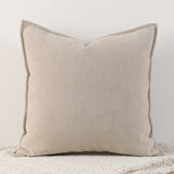 Milk tea colour Nordic Herringbone Chenille Pillowcases 2 Pack 45x45cm for Sofa and Bed Soft Decorative Cushion Covers No Inserts Included Local Standard Fit Home Styling