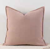 Dirty Pink Nordic Herringbone Chenille Pillowcases 2 Pack 45x45cm for Sofa and Bed Soft Decorative Cushion Covers No Inserts Included Local Standard Fit Home Styling