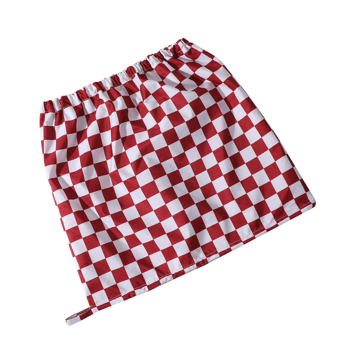 Coffee Grid Premium Double-Layer Waterproof Shower Cap for Women Long Hair Protection Stylish Reusable Bath Hat for Professional Hair Care at Local Spas and Homes