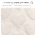 2-PCS Red arrow Romantic Heart-Shaped Tufted Pillow Covers Soft Plush 45x45cm Decorative Cushion Cases for Valentine's Day Living Room Sofa Local Standard Fit