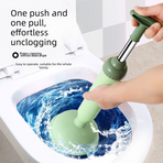 Green High-Pressure Toilet Plunger with Vacuum Seal – Powerful Drain Unclogger for Toilets, Sinks & Drains (45cm)