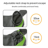 Pink Portable Pet Sling Backpack for Small Dogs and Cats – Size S with Breathable Mesh Design
