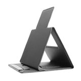2-PCS Brown Portable Foldable Phone Stand with Card Holder – Compact Desktop Mobile Phone Holder for Home, Office, and Travel Use