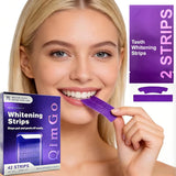 14 Pairs Purple Teeth Whitening Strips – Stain-Removing Film for Brighter Smile, Non-Toxic and Enamel Safe - Side View