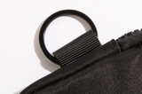 Small Nylon Coin Purse Zip Wallet Waterproof Mini Pouch Key Card Holder Lightweight EDC Organizer Black (12x9cm)