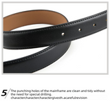 Womens Genuine Leather Belt Retro Gold Buckle Waist Belt for Jeans Dress Coat Fashion Split Cowhide Strap Coffee 105cm