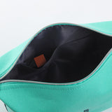 Womens Canvas Crossbody Bag navy blue Minimalist H-Letter Box Tote Wide Strap Shoulder Handbag for Travel & Work Large Capacity