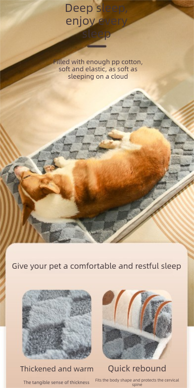 Thickened Soft Pet Bed Mat XL Size Light Green Extra Large Dog Sleeping Pad Washable Cushion for Large Breeds and Multi-Pet Use All Season