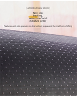 Thickened Pet Sofa Bed L Size 60x40cm Grey Dog Mat with Integrated Pillow Soft Washable Sleeping Pad for Dogs and Cats All Season Comfort