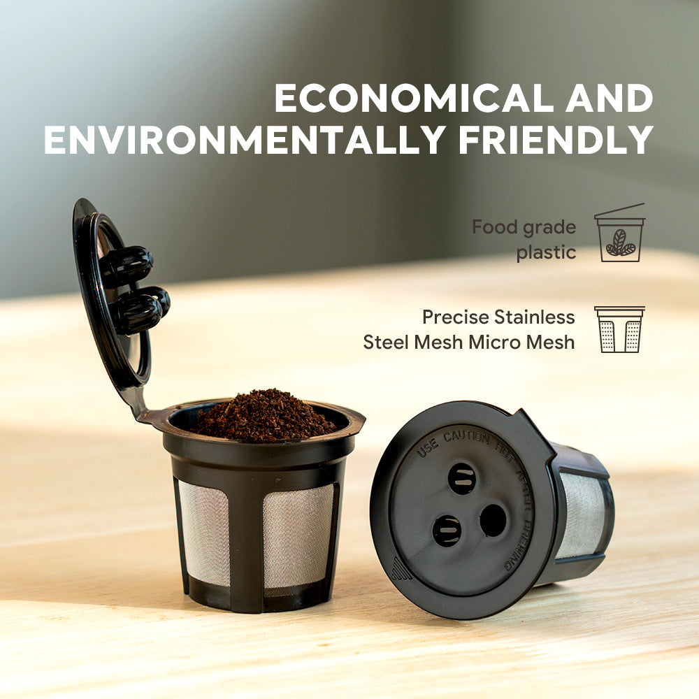 Reusable K-Cup Coffee Pod Filter for Ninja Dual Brew Coffee Makers Triple Hole Capsule Shell UA2227