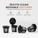 Reusable K-Cup Coffee Pod Filter for Ninja Dual Brew Coffee Makers Triple Hole Capsule Shell UA2227