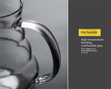 600ml Borosilicate Glass Coffee Server - Heat Resistant 