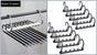 Ultimate Closet Space-Saver Set: 9-Tier Black Stainless Steel Retractable Pants Rack & 10-Pack Multi-Port Magic Hangers