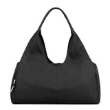 Black Large Capacity Travel Duffel Bag - Lightweight Sports Gym Bag with Dry Wet Separation for Weekend Getaways and Business Trips