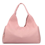 Pink Large Capacity Travel Duffel Bag - Lightweight Sports Gym Bag with Dry Wet Separation for Weekend Getaways and Business Trips