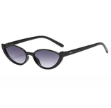 Black Frame With Grey Flakes 2PCS Fashionable Cat-Eye Sunglasses for Women - Retro INS Style UV Protection Shades