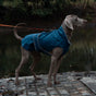 75# Blue Waterproof Reflective Dog Raincoat for Small to Large Dogs