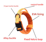 M Green Hands-Free Dog Leash with Adjustable Waist Belt - Shock Absorbing Bungee Lead - Side View