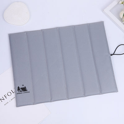 3 PCS Grey Portable Outdoor Folding Seat Cushion - 42cm x 32cm for Camping and Hiking