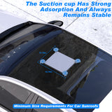 10 Pcs White Heavy-Duty Suction Cup Mount for Starlink Mini - All-Weather Car, RV & Boat Bracket - Top-Down View