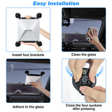 10 Pcs Black Heavy-Duty Suction Cup Mount for Starlink Mini - All-Weather Car, RV & Boat Bracket